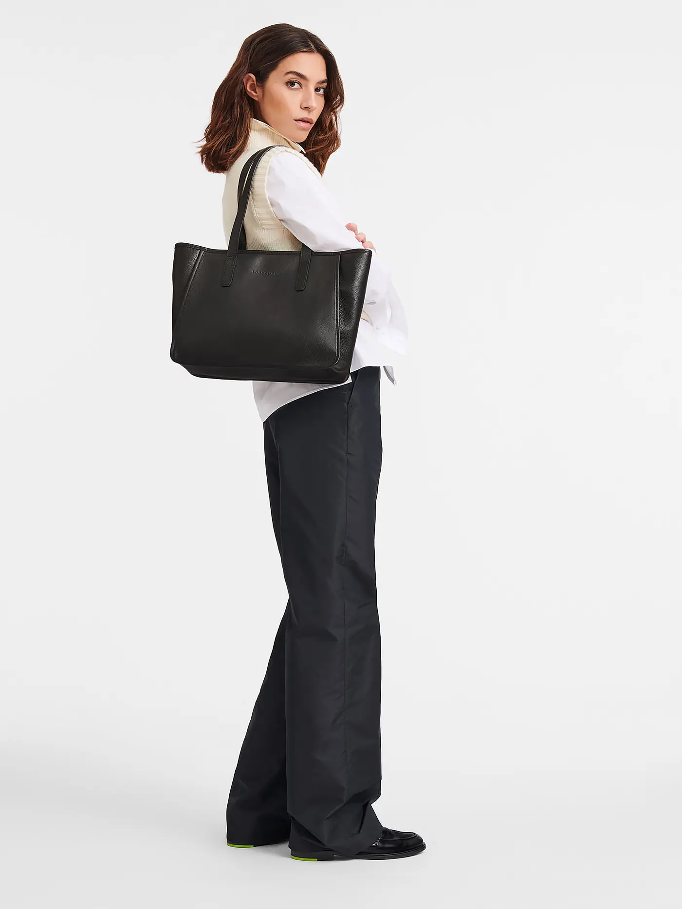 LONGCHAMP | La Foulonné Shopper, Noir | 